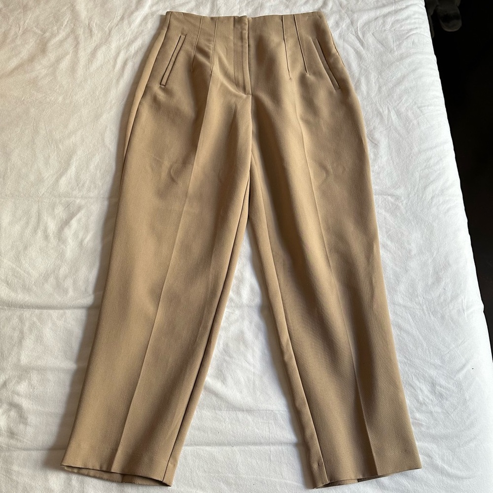 Zara high waisted work pants